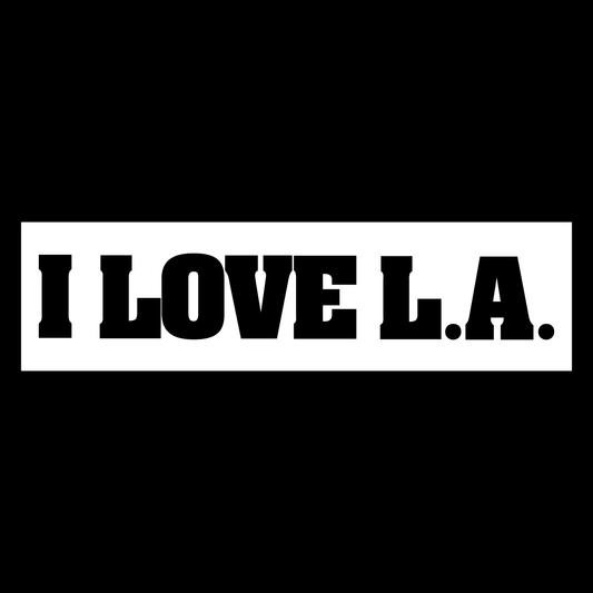 I LOVE L.A. Bumper Sticker